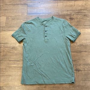 J. Crew button neck t- shirt
